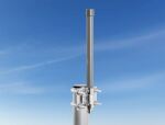 Delock 5G LTE Antenne N Buchse 3,5 - 6,0 dBi omnidirektional starr outdoor grau 30 cm