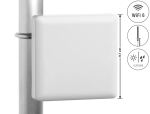 Delock WiFi 6 Antenne N Buchse 9,0 - 10,5 dBi direktional Wand- und Mastmontage outdoor weiß