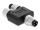 Delock M8 Y-Splitter A-kodiert 4 Pin 1 x Stecker zu 1 x Stecker und 1 x Buchse