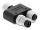 Delock M8 Y-Splitter A-kodiert 4 Pin 1 x Buchse zu 1 x Buchse und 1 x Stecker