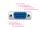 Delock Isolator RS-232 D-Sub 9 Buchse zu RS-232 D-Sub 9 Stecker galvanische Trennung 3 kV