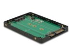 Delock 2.5″ Konverter SATA 22 Pin > M.2 mit Gehäuse