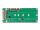 Delock Konverter U.2 SFF-8639 NVMe / SATA 22 Pin > 1 x M.2 Key M