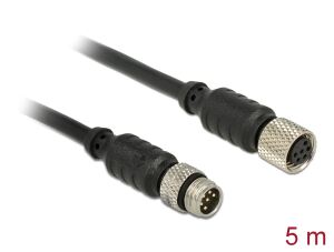 Navilock Verlängerungskabel M8 Stecker > M8 Buchse wasserdicht 5 m für M8 GNSS Empfänger