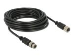 Navilock Verlängerungskabel M8 Stecker > M8 Buchse wasserdicht 5 m für M8 GNSS Empfänger