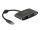 Delock Adapter USB Type-C™ Stecker > VGA Buchse (DP Alt Mode) + USB Typ-A + USB Type-C™ PD