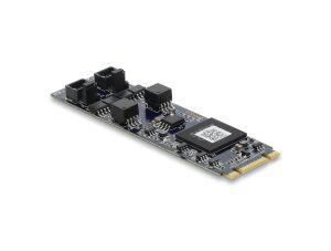 Delock CAN 2.0 / CAN FD Interfacekarte PCIe M.2 Key B+M auf 2 x D-Sub 9 Pin, bis 8 Mbps mit Isolation und Überspannungsschutz