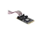 Delock CAN 2.0 / CAN FD Interfacekarte Mini PCIe auf 2 x D-Sub 9 Pin, bis 8 Mbps mit Isolation und Überspannungsschutz