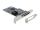 Delock CAN 2.0 / CAN FD Interfacekarte PCIe auf 2 x D-Sub 9 Pin, bis 8 Mbps mit Isolation und Überspannungsschutz