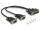 Delock CAN 2.0 / CAN FD Interfacekarte PCIe auf 2 x D-Sub 9 Pin, bis 8 Mbps mit Isolation und Überspannungsschutz