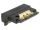 Delock Adapter SATA 22 Pin Buchse mit Einrastfunktion zu Stecker - gewinkelt unten