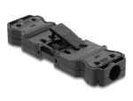 Delock Installationssteckverbinder GST18 kompatibel 4-polig, Schraubanschluss, schwarz 1 Satz