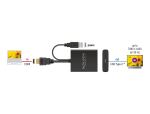 Delock Adapter HDMI Stecker zu USB Type-C™ Buchse (DP Alt Mode) 8K HDR