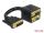 Delock Adapter DVI-I Stecker zu DVI-I und VGA Buchse