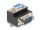 Delock Adapter VGA Stecker zu Buchse 90° gewinkelt