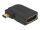 Delock Adapter High Speed HDMI with Ethernet - micro D Stecker > A Buchse seitlich gewinkelt