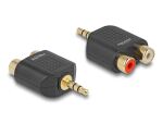 Delock Adapter Audio Klinke 3,5 mm 3 Pin Stecker > 2 x...