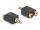 Delock Adapter Audio Klinke 3,5 mm 3 Pin Stecker > 2 x Cinch Buchse