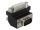 Delock Adapter DVI 24+5 Pin Buchse > VGA 15 Pin Stecker 90° gewinkelt