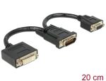 Delock Adapter DMS-59 Stecker > DVI 24+5 Buchse + VGA...