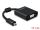 Delock Adapter HDMI Micro-D Stecker > VGA Buchse mit Audio schwarz