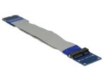 Delock Verlängerung Mini PCI Express / mSATA Stecker > Slot Riser Karte mit flexiblem Kabel 13 cm