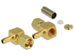Delock SMC Stecker 90° gewinkelt zum Crimpen RG-174 /...