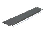 Delock 19″ Netzwerkschrank Blindabdeckung 2 HE schwarz