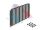 Delock 10″ Netzwerkschrank Panel mit Lüftungsschlitzen horizontal 4 HE schwarz