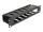 Delock 10″ Kabelmanagement Rangierpanel mit Öffnung 1 HE schwarz