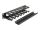 Delock 10″ Kabelmanagement Rangierpanel mit Öffnung 1 HE schwarz