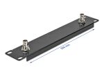 Delock 10″ Panel mit 2 x BNC Buchse 1 HE schwarz