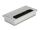 Delock Kabeldurchführung für Tischeinbau mit Bürste 160 x 80 x 28 mm silber