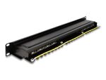 Delock 19″ Patchpanel 16 Port Cat.6A 1 HE schwarz