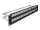 Delock 19″ Keystone Patchpanel 48 Port mit Entlastungsschienen 2 HE schwarz