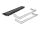 Delock 19″ Keystone Patchpanel 48 Port mit Entlastungsschienen 2 HE schwarz