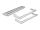 Delock 19″ Keystone Patchpanel 48 Port mit Entlastungsschienen 2 HE grau