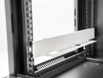 DeLOCK 19″ Tragschiene längenverstellbar 368 - 600 mm für Netzwerkschrank 1 HE grau 2 Stück