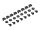DeLOCK 19″ Tragschiene längenverstellbar 368 - 600 mm für Netzwerkschrank 1 HE grau 2 Stück