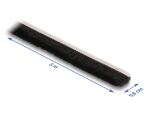 Delock Bürstenstreifen selbstklebend 8 mm - Länge 5 m schwarz