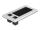 Delock Kabeldurchführung mit Bürste und 2 x RJ45 Keystone Modul Cat.6 Aluminium