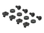 Delock 10″ Hutschienenpanel 2 HE schwarz