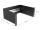 Delock 10″ Hutschienenpanel 2 HE schwarz