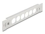 Delock 10″ D-Typ Patchpanel 6 Port werkzeugfrei grau