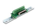 Delock D-Sub 37 Pin Stecker zu Terminalblock für Hutschiene