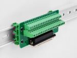 Delock D-Sub 37 Pin Stecker zu Terminalblock für Hutschiene
