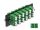 Delock LWL Adapter Panel LC Duplex APC 12 Port grün