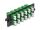 Delock LWL Adapter Panel LC Duplex APC 12 Port grün