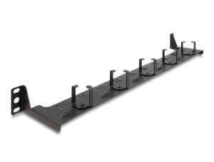 Delock 19″ LWL Rangierpanel 1 HE schwarz