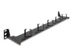 Delock 19″ LWL Rangierpanel 1 HE schwarz